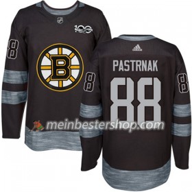 Boston Bruins David Pastrnak 88 1917-2017 100th Anniversary Adidas Schwarz Trikot Authentic - Herren
